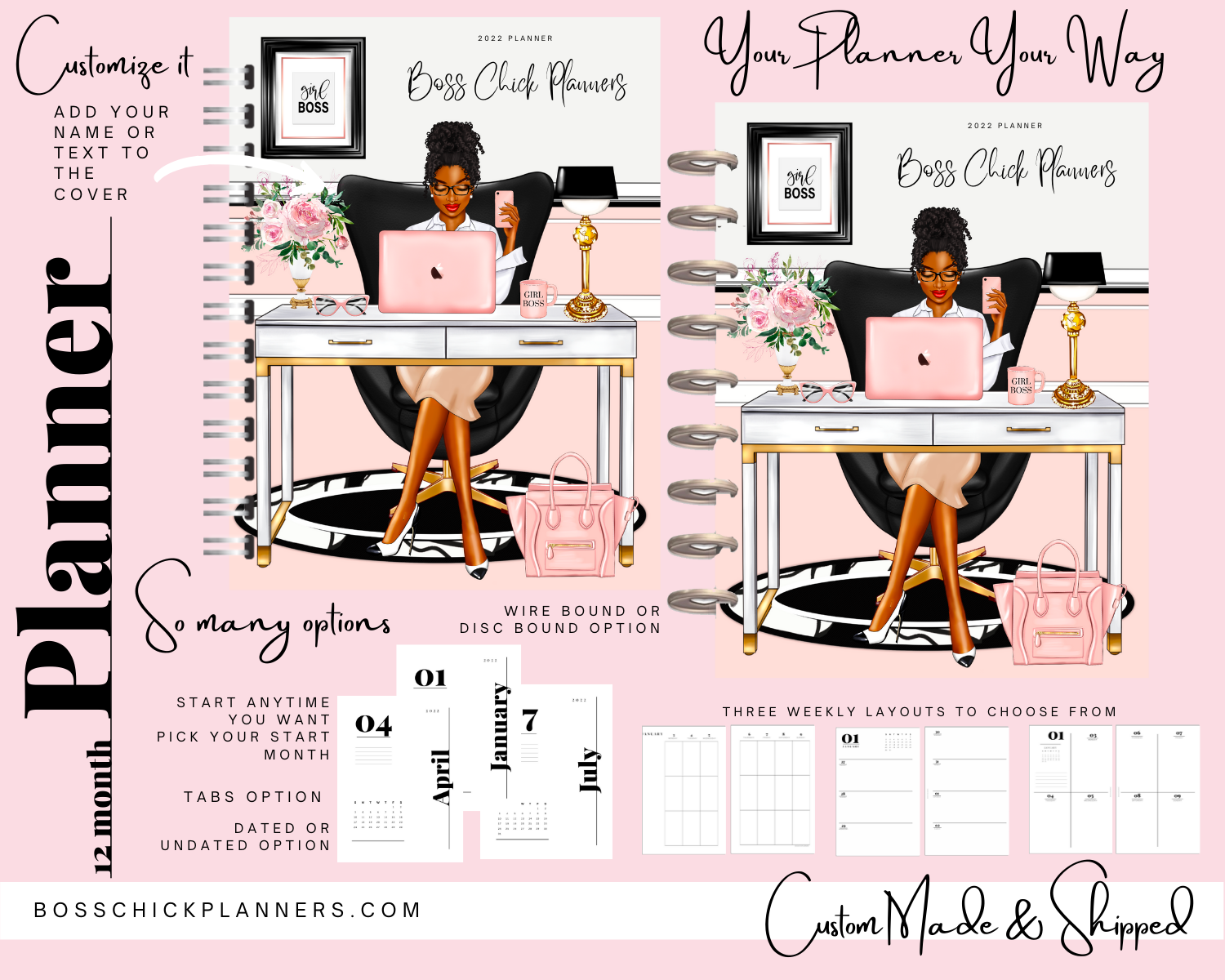 African American Planner Girl Dashboard – The Fabulous Planner