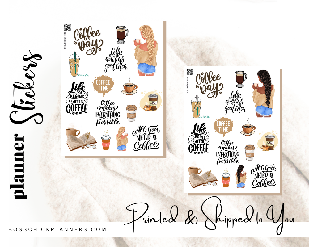 Must Have Coffee Stickers PNG