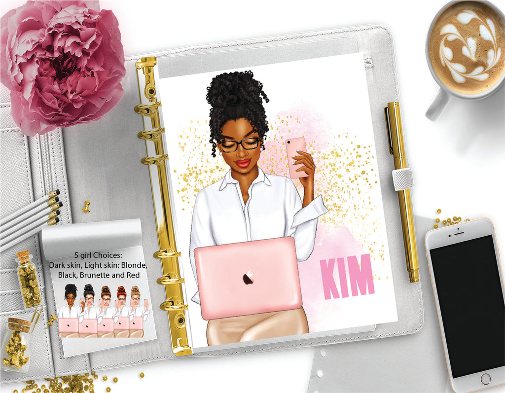 African American Planner Girl Dashboard – The Fabulous Planner